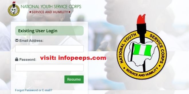 nysc portal login