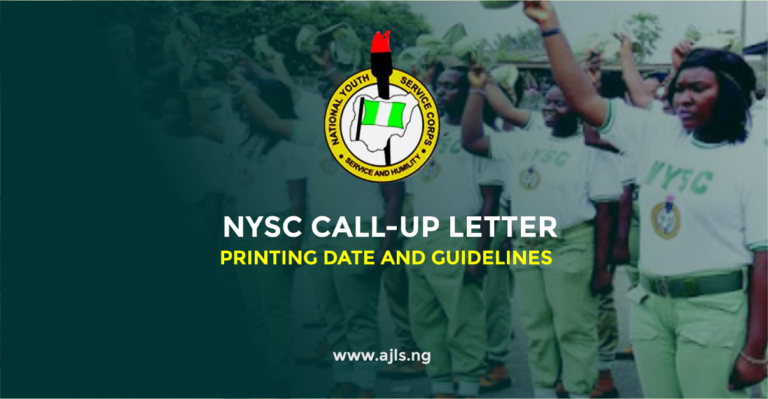 nysc call-up number